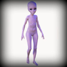alien with no nipples