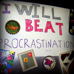 procrastination fridge sign